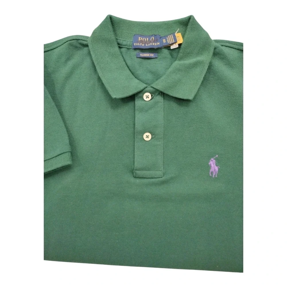 NWOT Mens Polo Ralph Lauren Short Sleeve Polo Shirt XS Forest Green